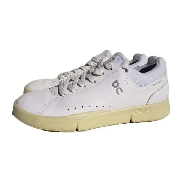 On Cloud THE ROGER Advantage Womens Running Shoes White Hay Size 6.5 - Picture 4 of 16